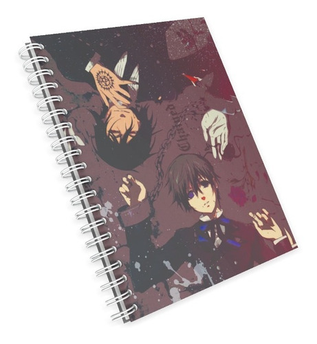 Kuroshitsuji Anime Libreta De Dibujo Pasta Dura