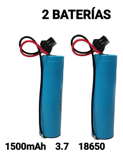 Bateria Recargable 18650 3.7v 1500mah Batería De Litio
