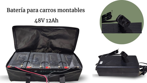 Batería De Ácido Plomo De 48v 12ah Con Cargador