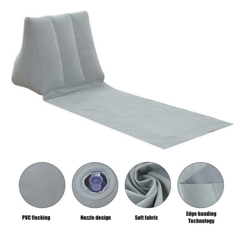 Alfombra De Camping Para Playa, De Pvc, Hinchable, Flocada
