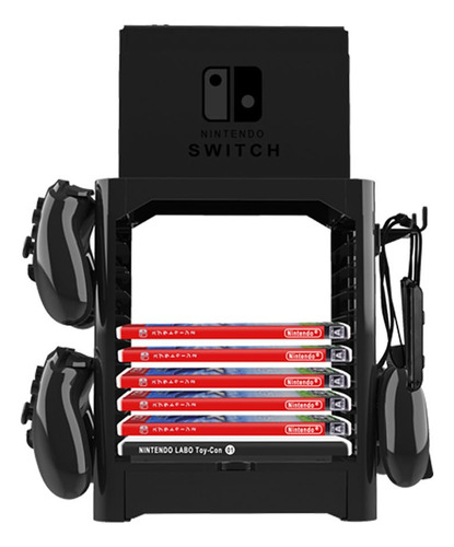 Finera Torre De Almacenamiento De Juegos Para Nintendo Swit.