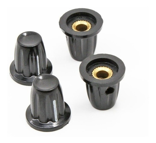 Knob Potenciometro Furo 4mm-  4 Unidades 