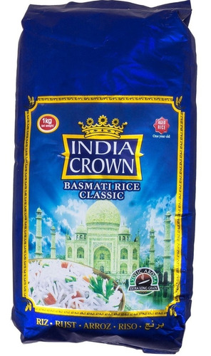 Arroz Basmati India Crown 1kg India !