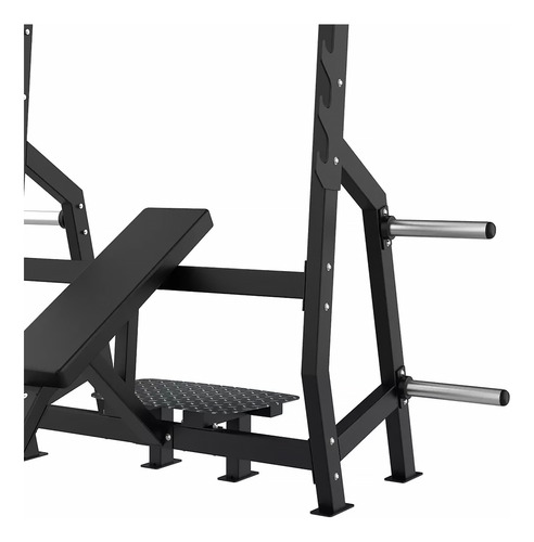 Banco Press Pecho Inclinado Porta Discos Importado Gimnasio