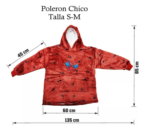Polerón Hoodie Sherpa Niños Grueso Polar Diseño San Rio Spid