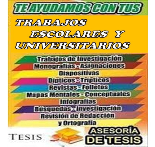 Imagen 1 de 1 de Asesorías Académicas (presencial / On Line)