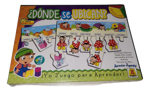 Juego Didactico ¿donde Se Ubican?. Original Implas