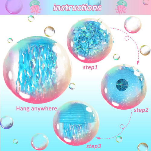 Lámpara Colgante Con Medusas, Linternas Colgantes Coloridas,