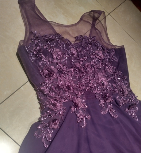 Vestido Madrina T. L Un Solo Uso No Envio!