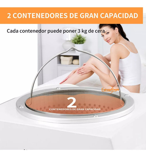 Olla Depilatoria 6kg Con Colador Y Filtro