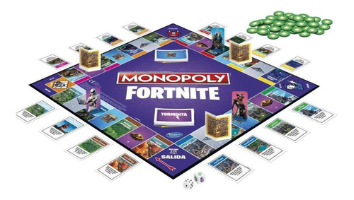 Imagen 3 de 3 de Juego de mesa Monopoly Fortnite Hasbro E6603