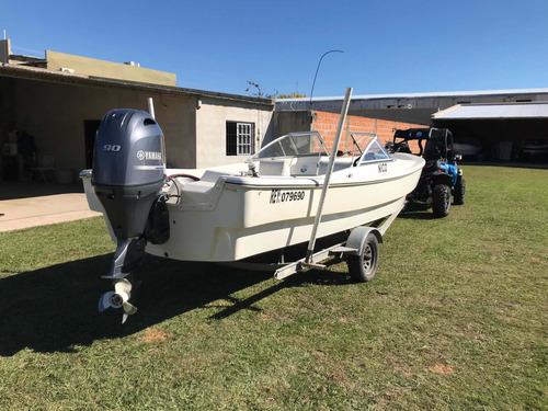 Lancha Trácker Elephant 630 Con Motor Yamaha 90hp 4 Tiempos