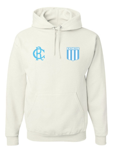 Buzo Racing Club Avellaneda - Hoodie Unisex - Futbol Moda