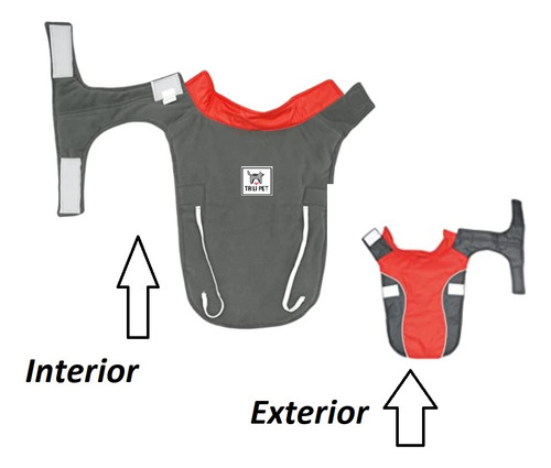 Imagen 9 de 10 de Chaleco Parka Capa-para Perros Grandres Xxl- Forrada Calidad