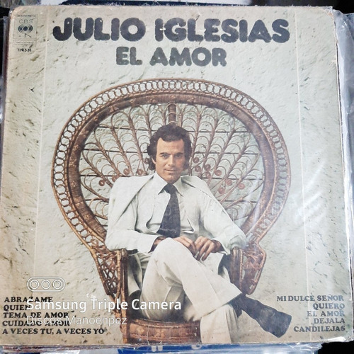 Vinilo Julio Iglesias El Amor Yy M5 Libros Del Mundo