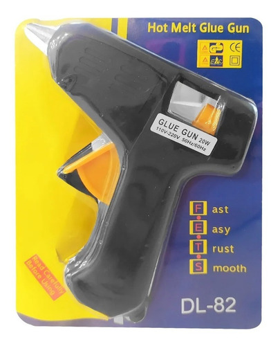 Imagen 4 de 8 de Pistola Encoladora Silicona Eléctrica Pegamento Chica