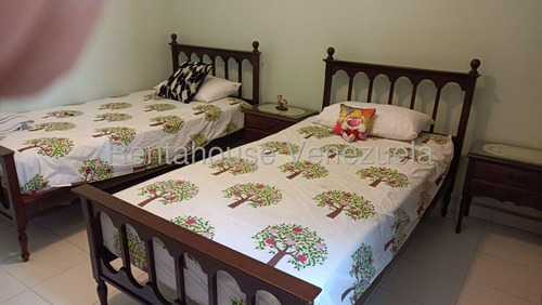 Apartamento En Venta En Los Mangos Valencia Mm Carabobo Amoblado, Equipado Pozo Y Planta