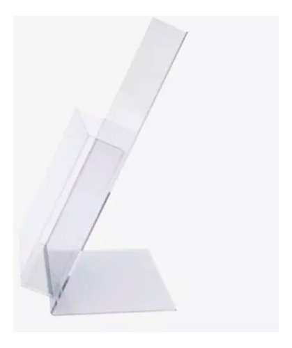 Display Porta Folder Folhetos 10x20 Cm Vertical Kit 10 Unid.