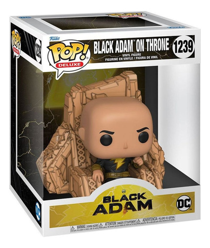 Funko Pop Deluxe Dc Black Adam On Throne 1239