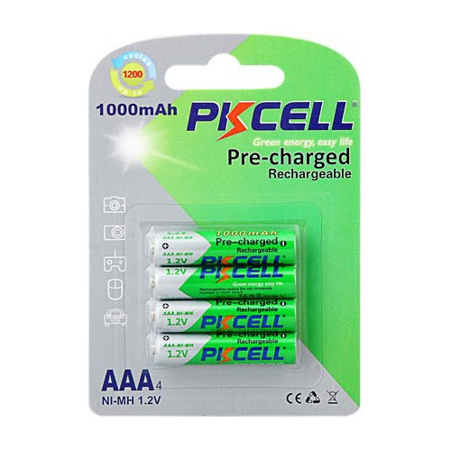 Paquete 8 Pilas Recargables Aaa Baterías Nimh 1000mah Pkcell