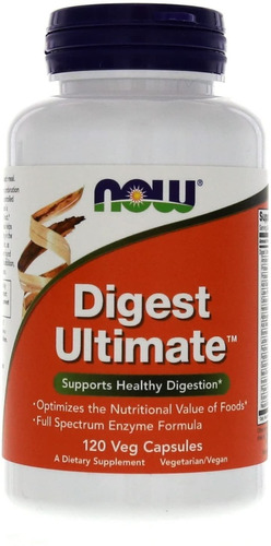 Suplemento en cápsula NOW  Premium Digest Ultimate enzimas digestivas - probioticos