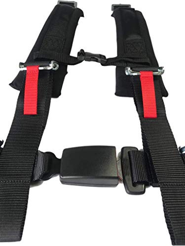 Asiento Antichoque Con Arnés Negro Para Polaris Rzr 2014+rzr