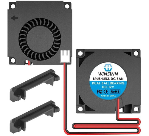 Ventilador Refrigeracion 12v 40 X  40 X 10mm 2 Pin Pack 2