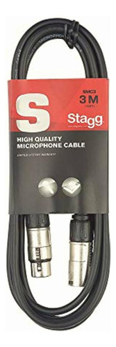 Stagg Smc3 S-series Cable De Micrófono Xlr Macho A Hembra