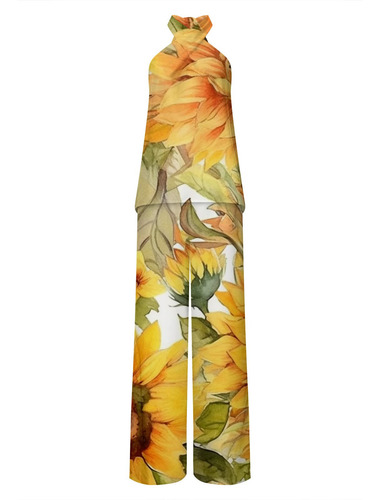 Conjunto De Pantalones De Cintura Elástica De Verano Para Mu