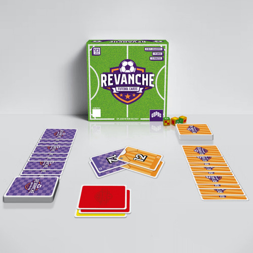 Jogo De Cartas Revanche Futebol Cards 123 Cartas Copag