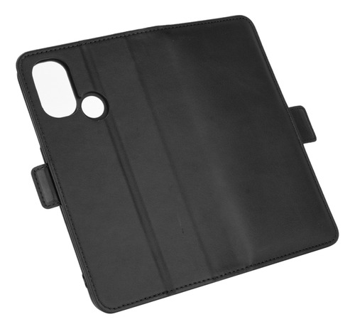 Capa Tpu De Couro Dobrável Horizontal Preta Para Oneplus Nor