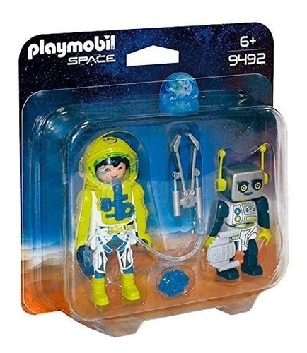 Playmobil Duo Pack 9492 Astronauta Y Robot