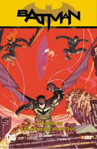 Batman Vol. 02: La Noche De Los Hombres Monstruo, de James Tynion IV, Steve Orlando, Tim Seeley, Tom King. Editorial DC, tapa dura en español, 2019