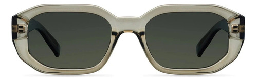 Lentes De Sol Meller Polarizados Uv400 - Kessie Stone Olive Lente Verde Oscuro Varilla Verde Oscuro Armazón Verde Oscuro