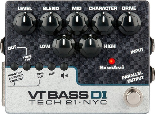 Tech21 Sansamp Vt Bass Di / Cs-vtb-di / Para Bajo Eléctrico