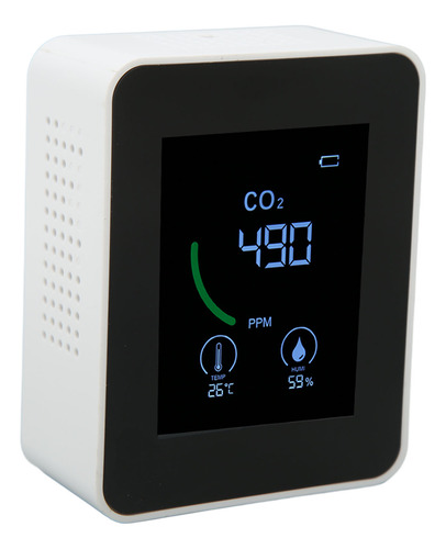 Detector De Dióxido De Carbono, Carga Usb, Sensor Tvoc
