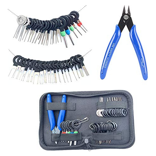 42 Pcs Terminal Ejector Kit With Wire Cutter Electrical