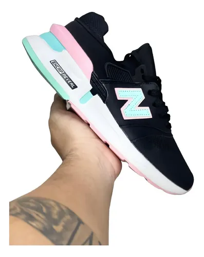 Zapatillas Glock Modelo Cebra Mujer Tenis New Balance