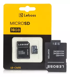 Cartão De Memória 16gb Celular Câmera Microsdhc Adaptador Sd