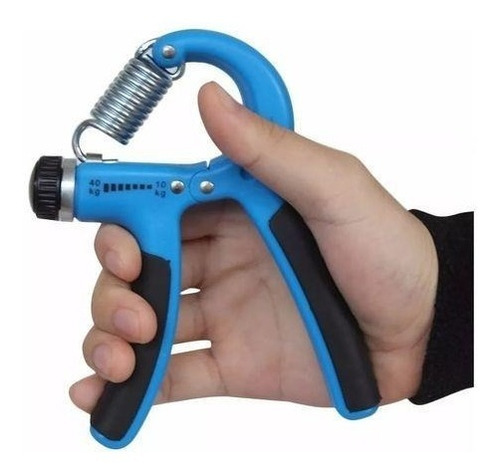 Hand Grip Ajustável 10 Á 40 Kg Fortalecedor Mãos Antebraços Cor Azul