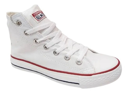 Zapatos Botas Converse All Star Blancas Damas Chuck Taylor | MercadoLibre