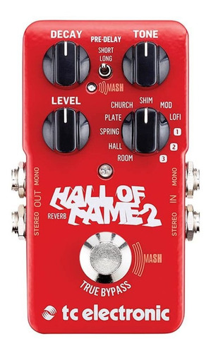 Imagen 1 de 3 de Tc Electronic Hall Of Fame 2 Pedal De Reverberación.