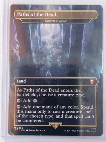 Carta Magic Paths Of The Dead [middle Earth] Mtg Land