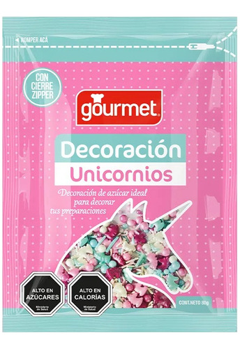 Decoración Unicornio Mostacilla Sprinkles  Gourmet 80gr