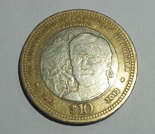 Moneda  150 Aniversario De La Batalla De Puebla