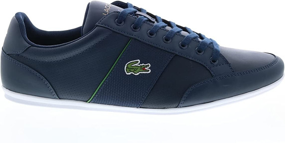 Lacoste Nivolor Azul De Piel Nuevo Y Original | Meses sin intereses