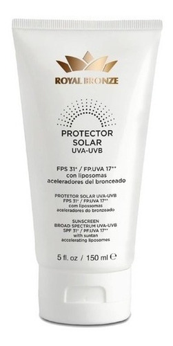 Protector Solar Fps 31 Liposomas Aceleradores De Bronceado