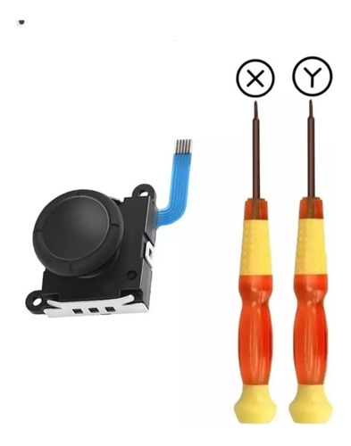 10x Joysticks 3d + Desarmadores Para Joycon Nintendo Switch