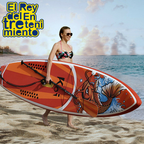 Imagen 5 de 7 de Tabla Inflable Stand Up Paddle 3.20m Surf Kayak +remo El Rey