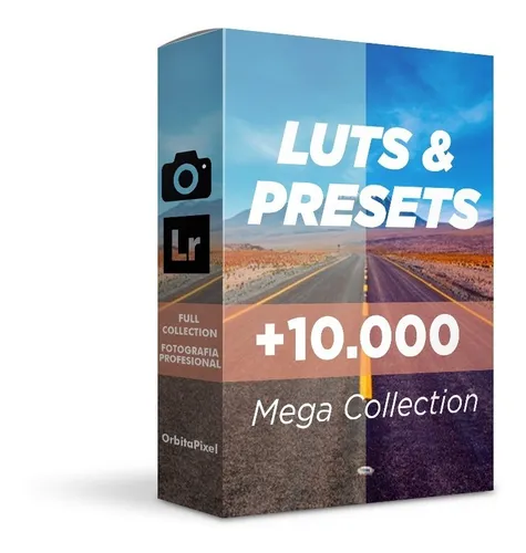 Mega Pack +10mil Luts & Presets Lightroom Fotografía Bundle!